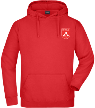 Kapuzen Sweatshirt rot