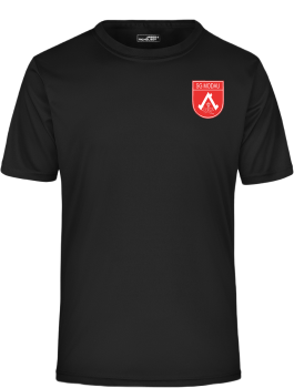 Preview: Herren Active Shirt schwarz