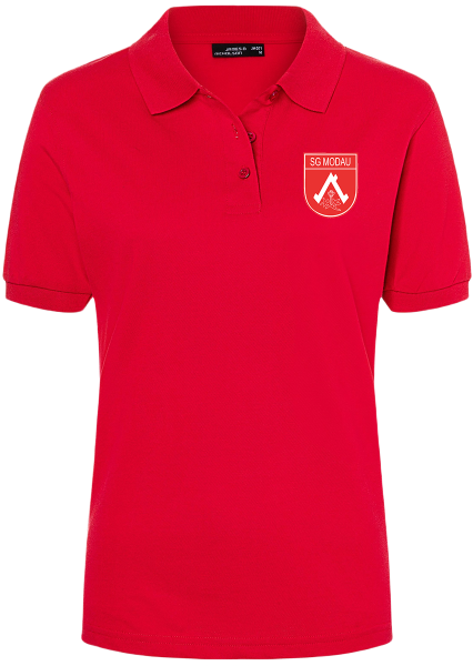Damen Polo Shirt rot