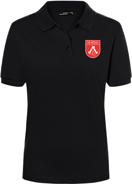 Damen Polo schwarz
