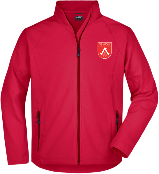 Herren Softshell Jacke rot