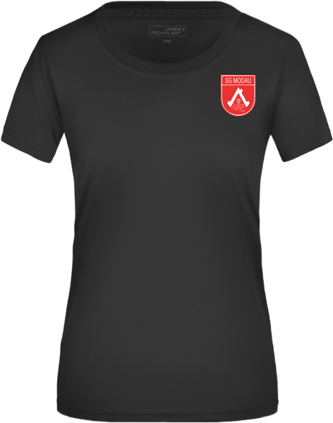 Damen Active Shirt schwarz
